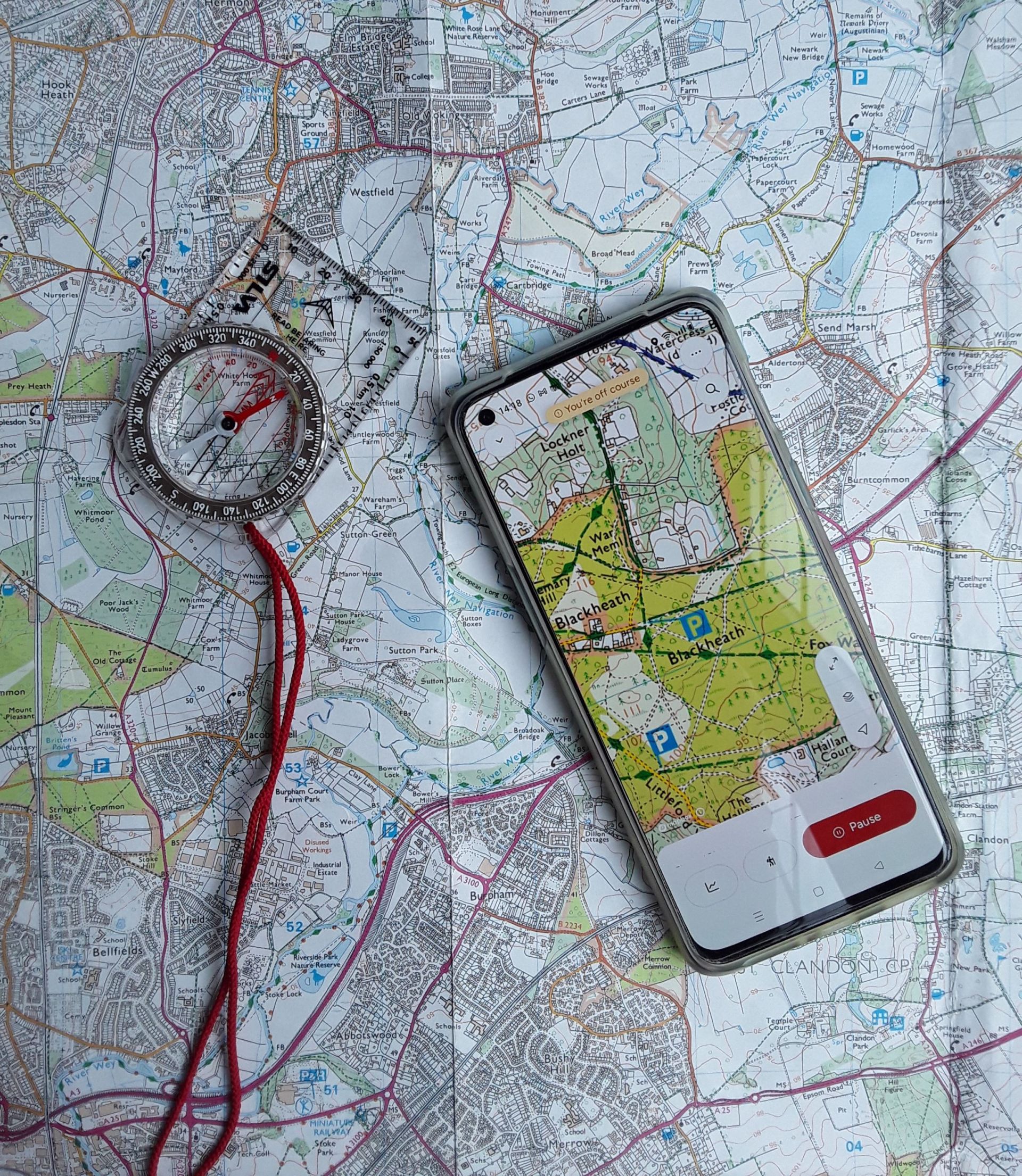 Map and compass